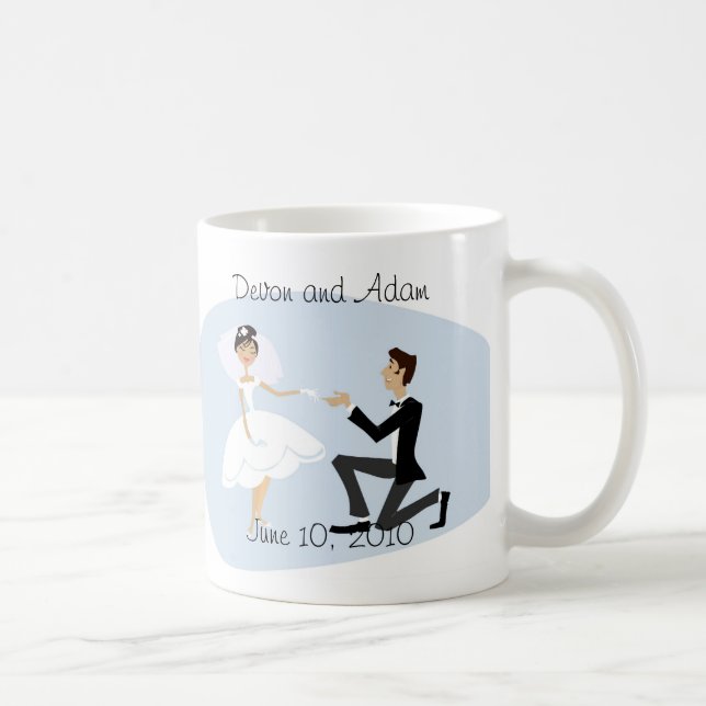 Taza del favor de la boda (Derecha)