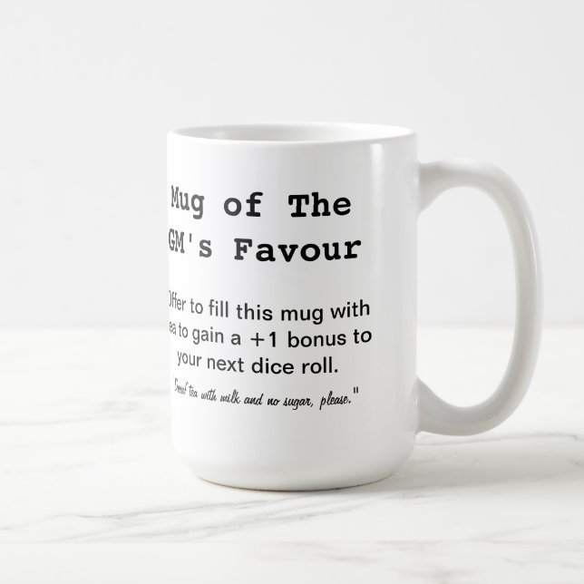 Taza del favor del GM (Derecha)