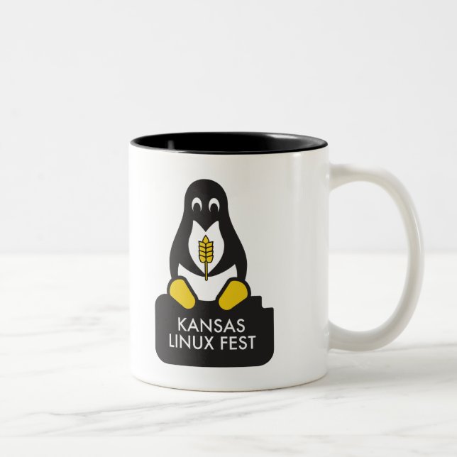 Taza del Fest de Kansas Linux (Derecha)