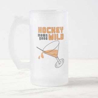 Taza del fiesta de la mamá del hockey
