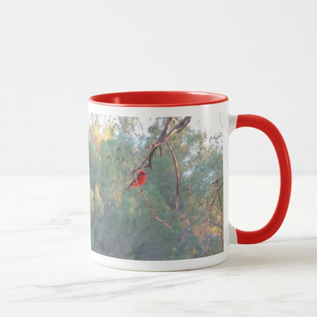 Taza del Flycatcher bermellón (Derecha)