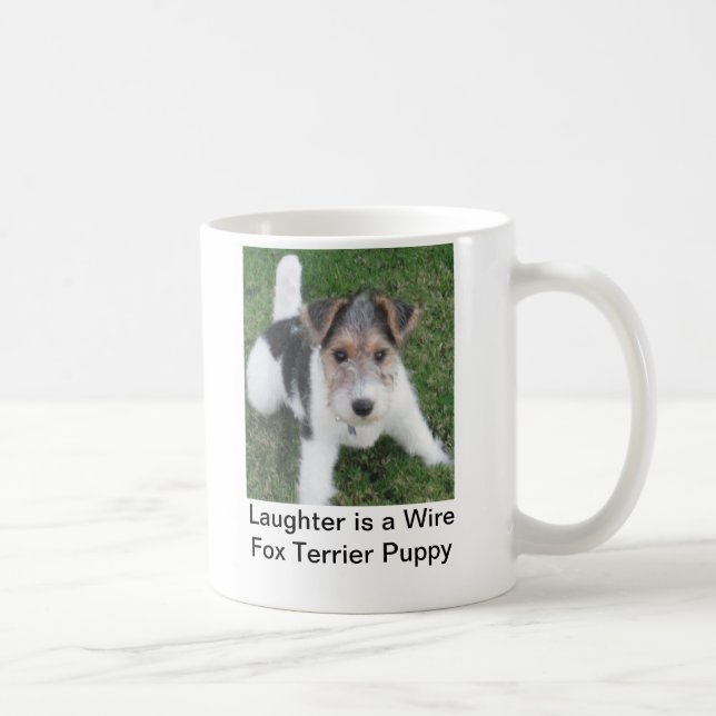 Taza del fox terrier del alambre (Derecha)