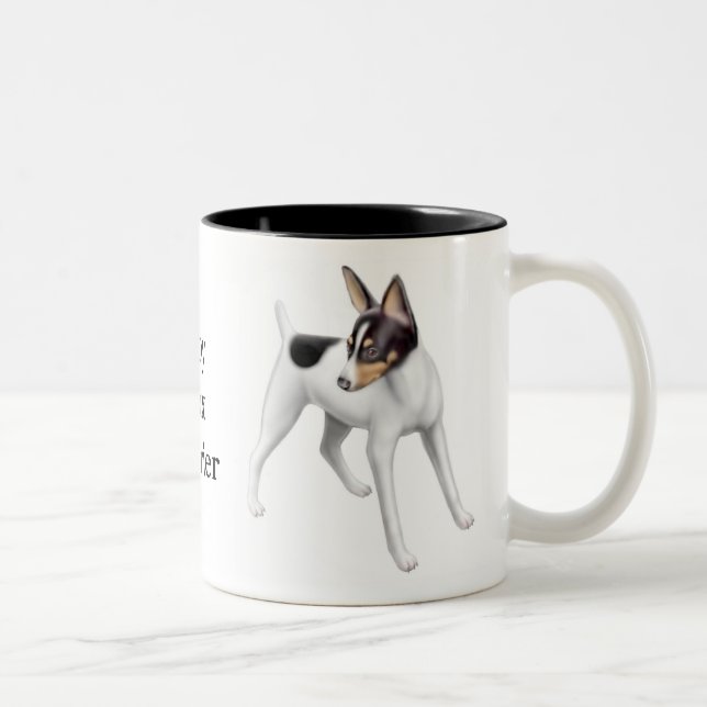 Taza del fox terrier del juguete (Derecha)