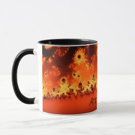 Taza del fractal de la llamarada solar