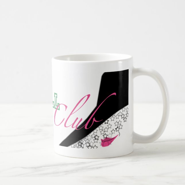 Taza del funcionario del club de las viudas del (Derecha)