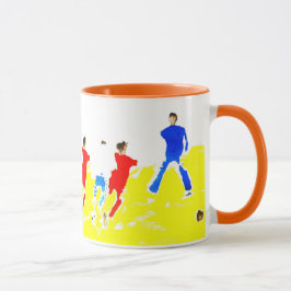 Taza del fútbol de la playa