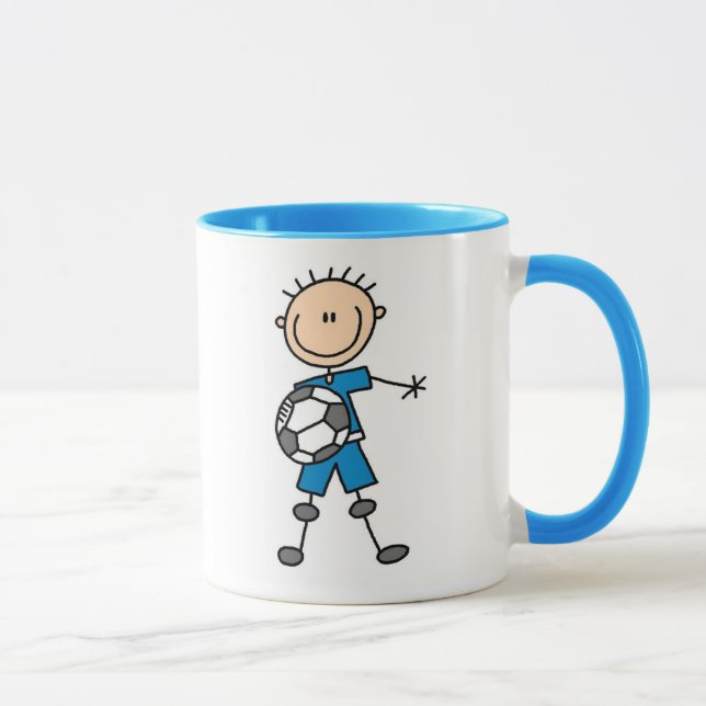 Taza del fútbol de los muchachos azules (Derecha)