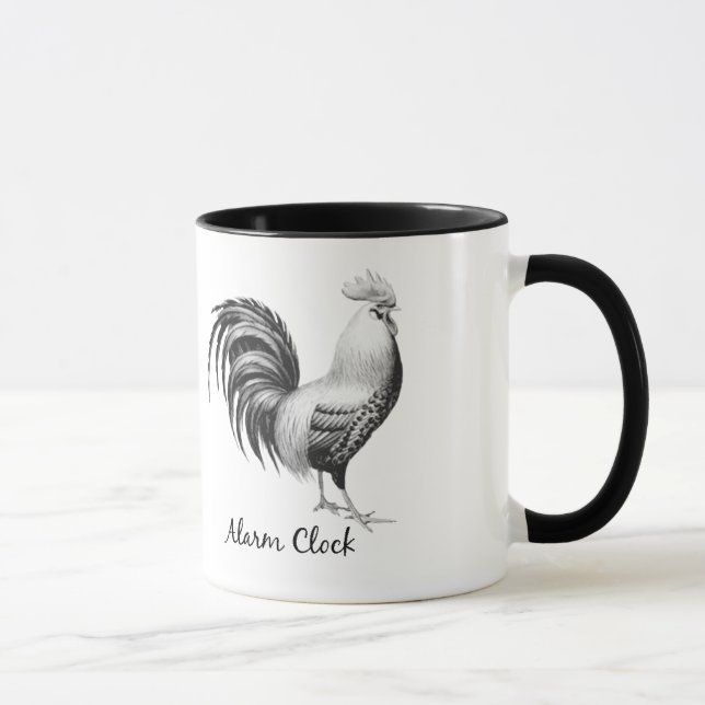 Taza del gallo del estilo de la granja (Derecha)