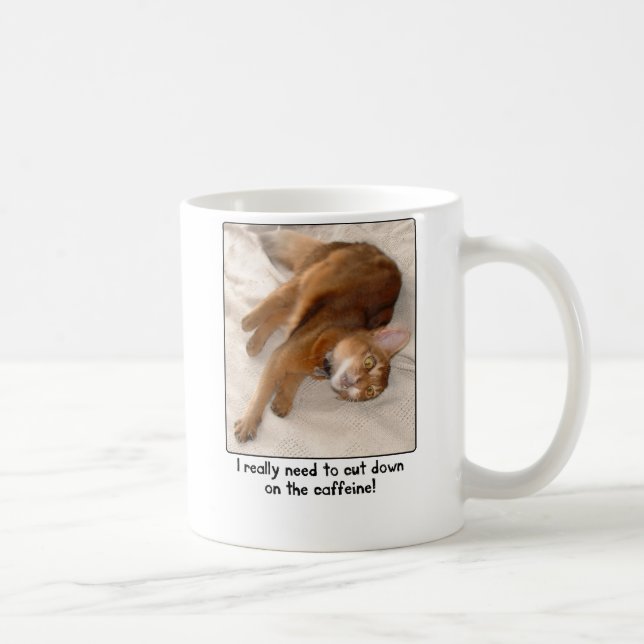 Taza del gatito de Caffeinated (Derecha)