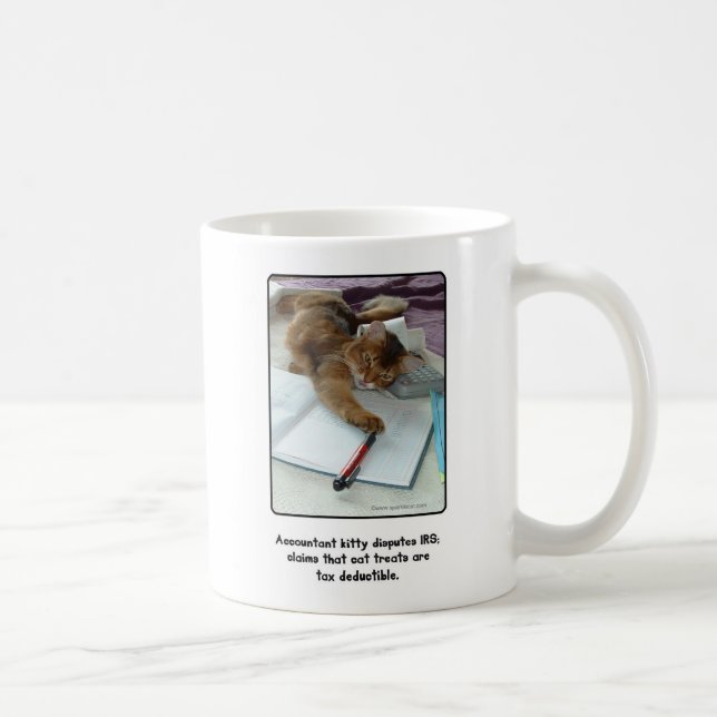 Taza del gatito del contable (Derecha)