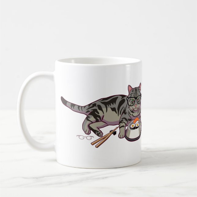 Taza del gatito del inconformista (sin texto) (Izquierda)