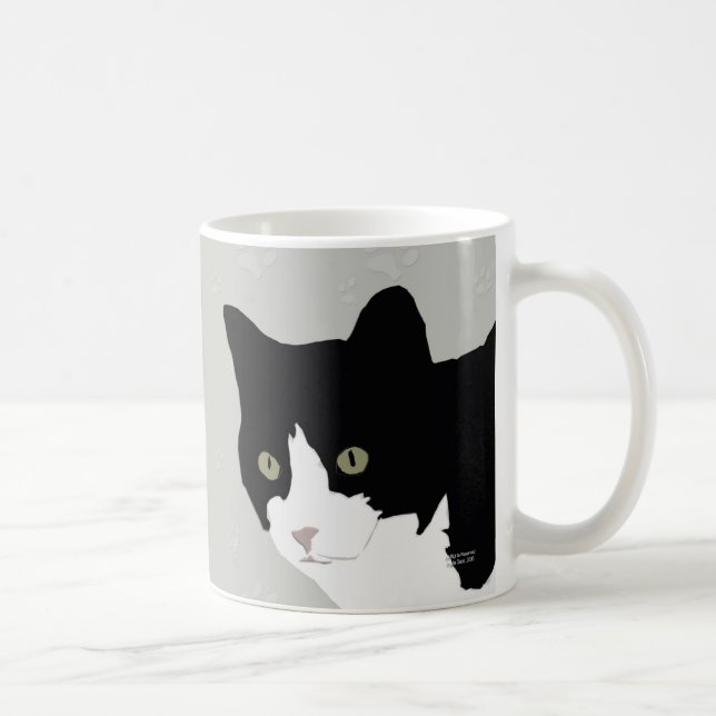 Taza del gatito del smoking (Derecha)
