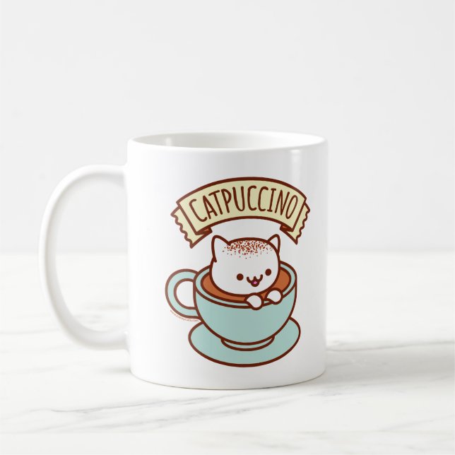 Taza del gato - "CATPUCCINO " (Izquierda)