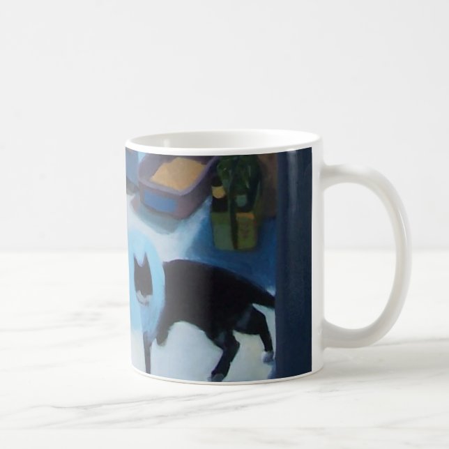 Taza del gato de Betsy con opciones (Derecha)