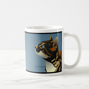 Taza del gato de calicó