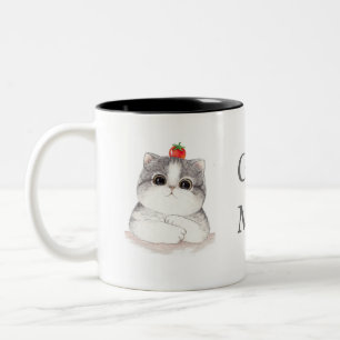 Taza del gato de la buena mañana
