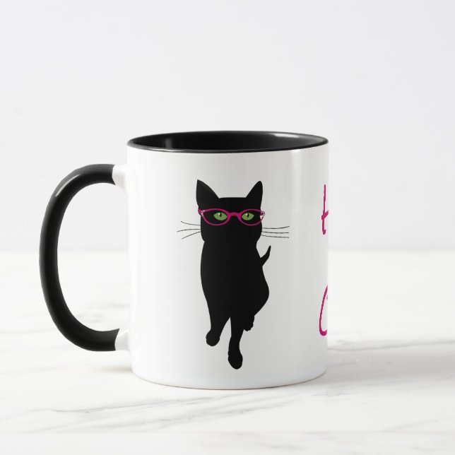 Taza del gato de la cadera (Izquierda)