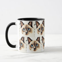 Taza del gato de Ragdoll