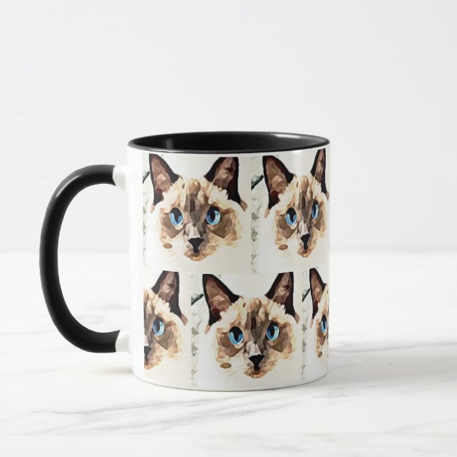 Taza del gato de Ragdoll (Izquierda)