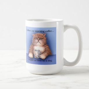Taza del gato del café