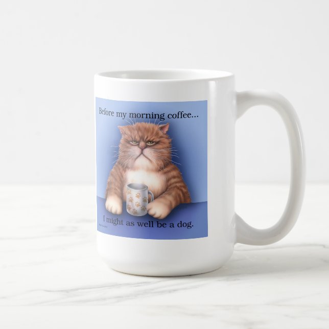 Taza del gato del café (Derecha)