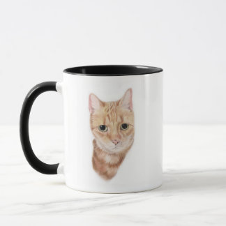 Taza del gato del jengibre