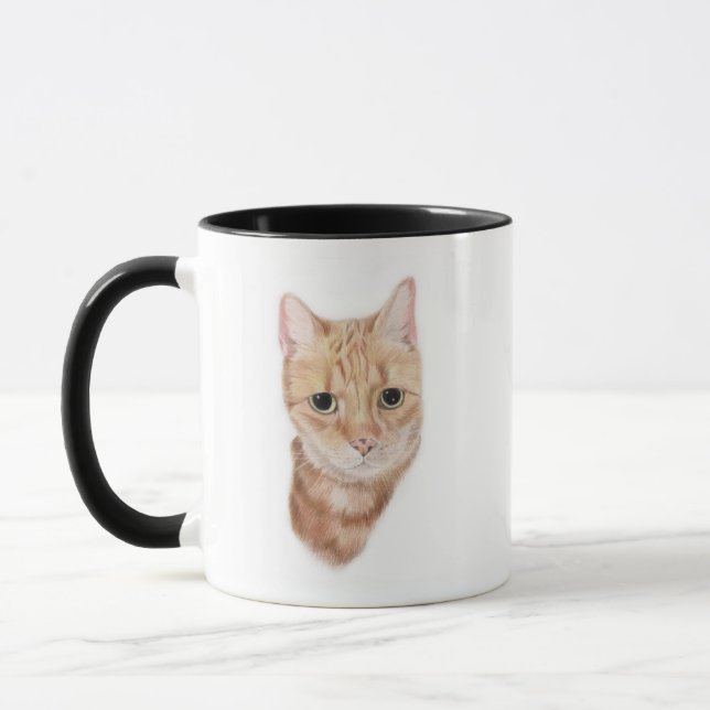 Taza del gato del jengibre (Izquierda)