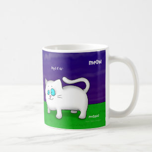 Taza del gato del maullido