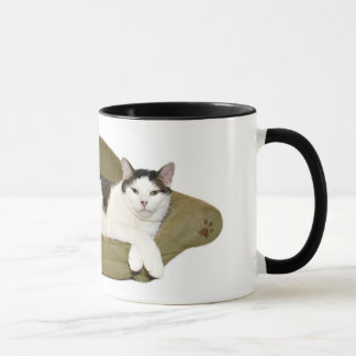 Taza del gato del teleadicto