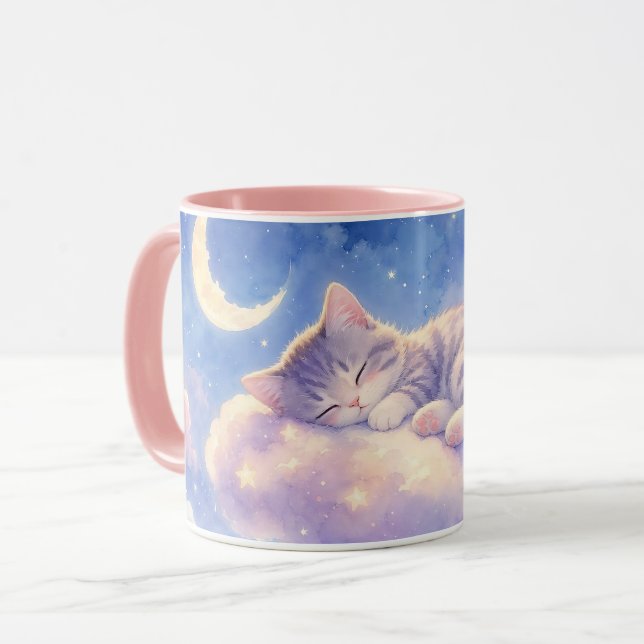 Taza del Gato Luna Soñoliento (Anverso izquierdo)