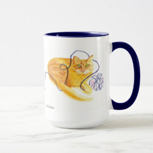 Taza del gato para los calceteros