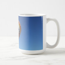 Taza del globo del aire demasiado caliente de