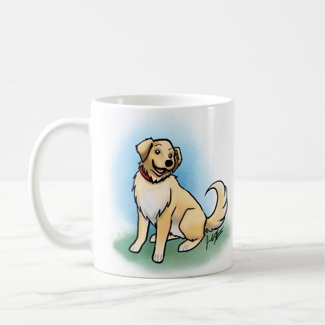 Taza del golden retriever (Izquierda)