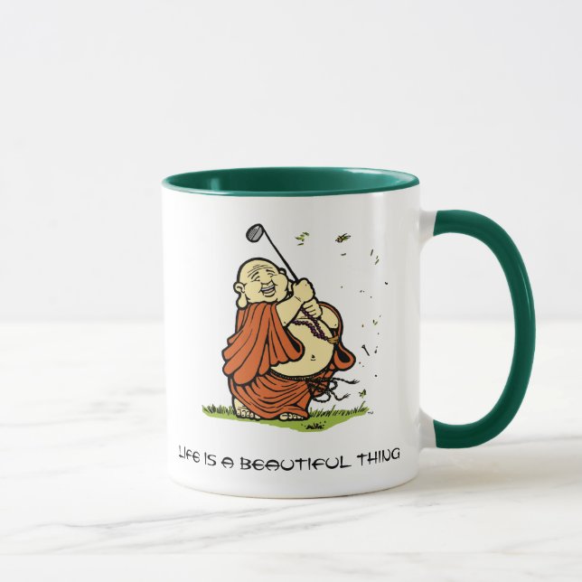 Taza del golf de Buda - modificada para requisitos (Derecha)