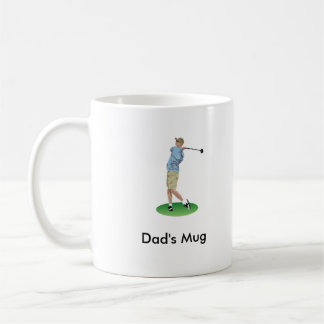 Taza del golfista del papá