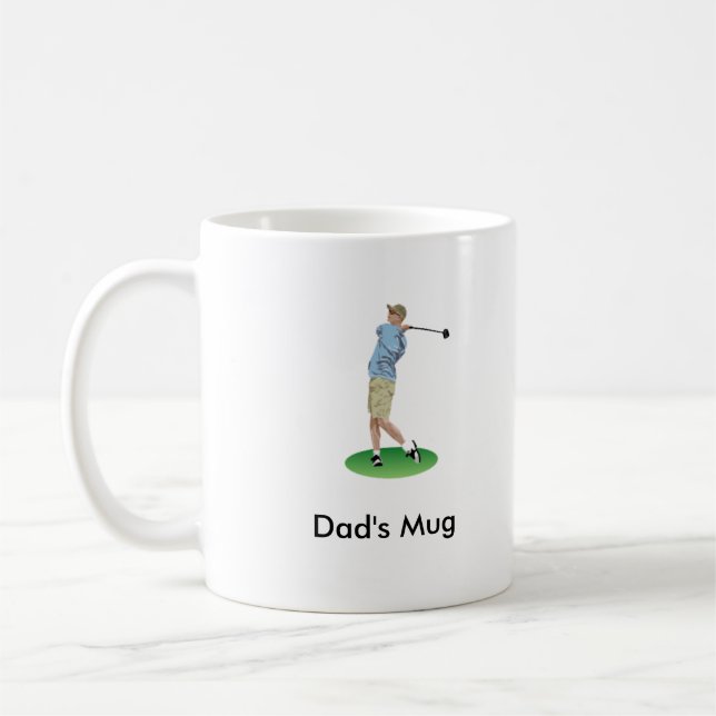 Taza del golfista del papá (Izquierda)
