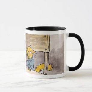 Taza del gorrión y del jengibre