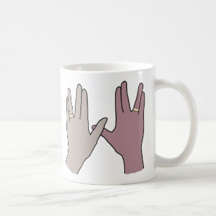Taza del gráfico del amor de la boda del empollón