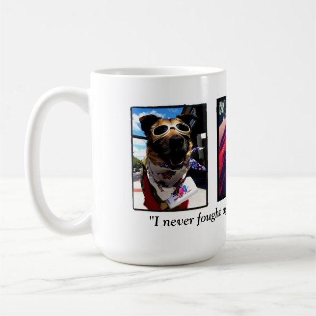 Taza del guerrero de la bicicleta 15 onzas (Izquierda)