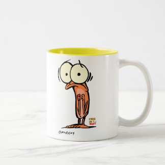 Taza del gusano de Lil - con el logotipo de
