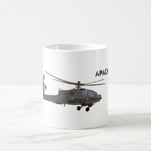 Taza del helicóptero de AH-64 Apache