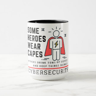 Taza del héroe de Cybersecurity