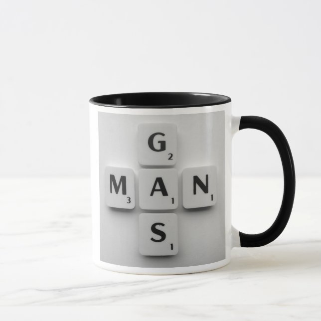 Taza del HOMBRE B/W del GAS (Derecha)