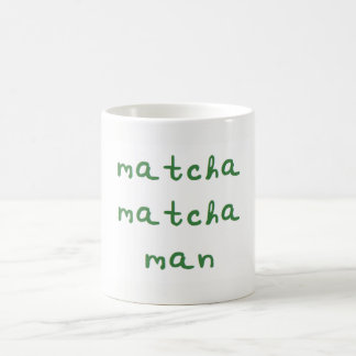 Taza del hombre de Matcha Matcha