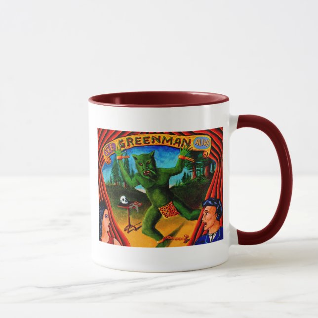 taza del hombre verde (Derecha)