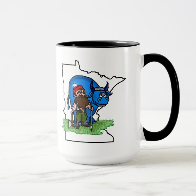 Taza del Homeboy de Paul Bunyan Minnesota (Derecha)