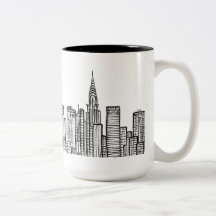 Taza del horizonte de Nueva York