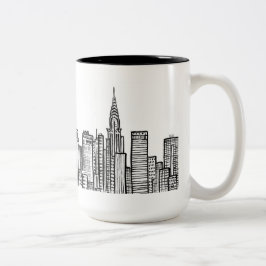Taza del horizonte de Nueva York