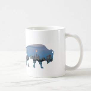 Taza del horizonte del búfalo