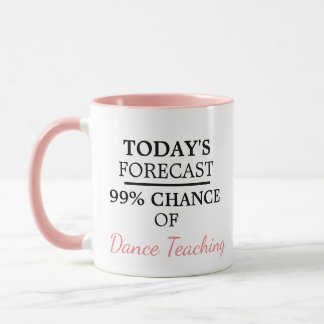 Taza del humor del profesor de la danza